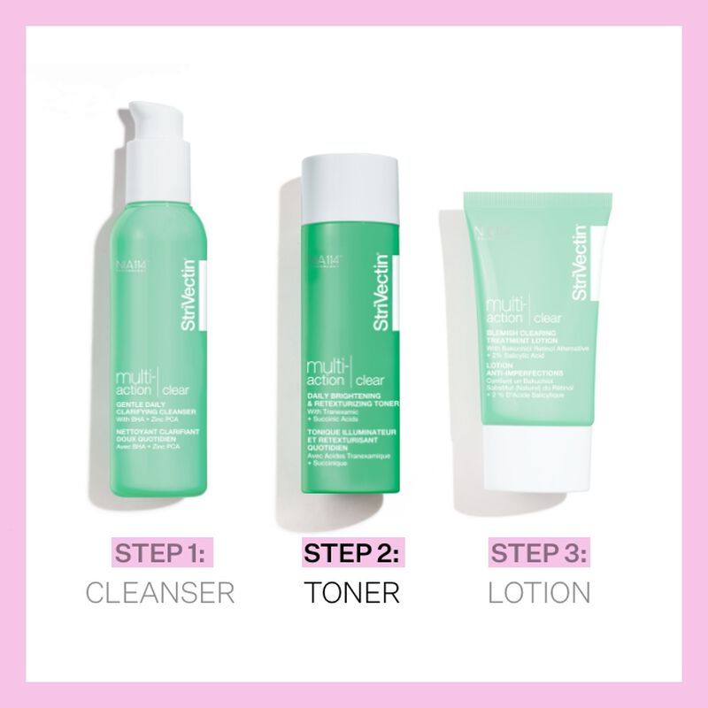 Step by Step Multi-Action Clear Blemish Control System